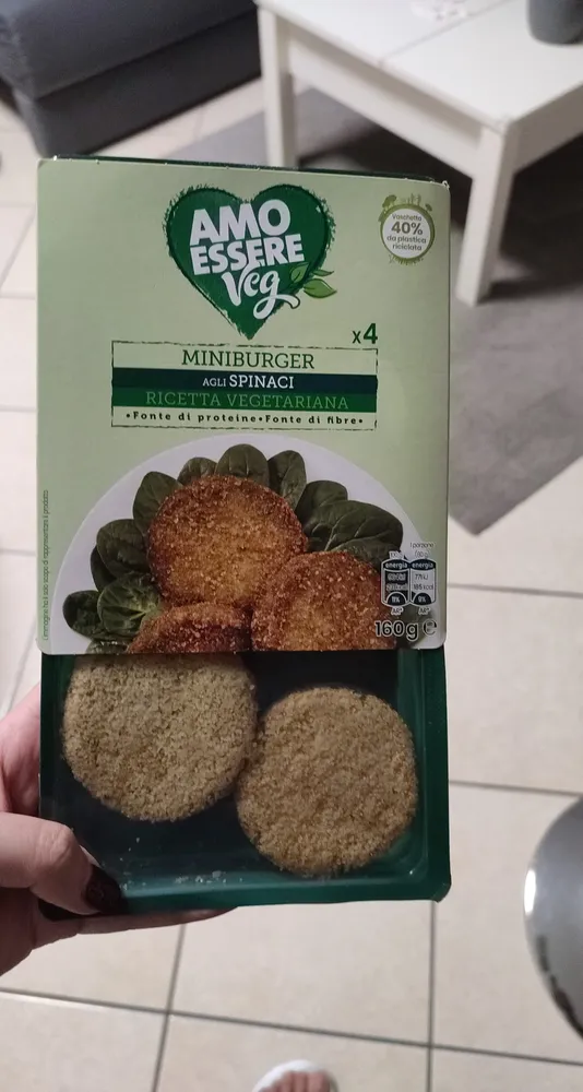 Mini burger spinaci