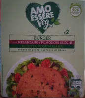 Burger con melanzane e pomodori secchi