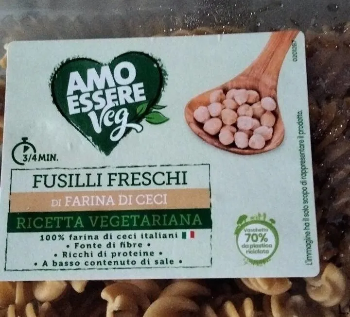 Fusilli freschi di farina di ceci