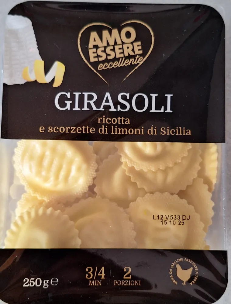 Girasoli Ricotta E Scorzette Di Limoni di Sicilia
