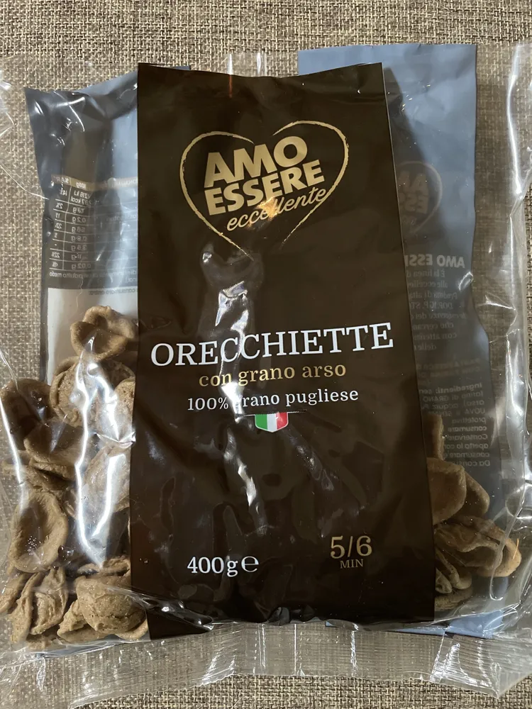 Orecchiette con grano arso