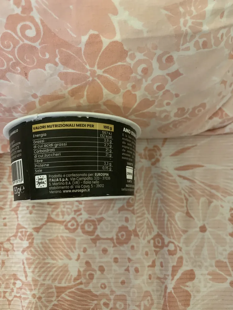 Yogurt doppio strato caramello salato