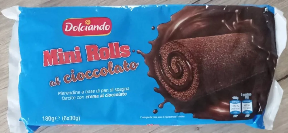 Mini Rolls al Cioccolato