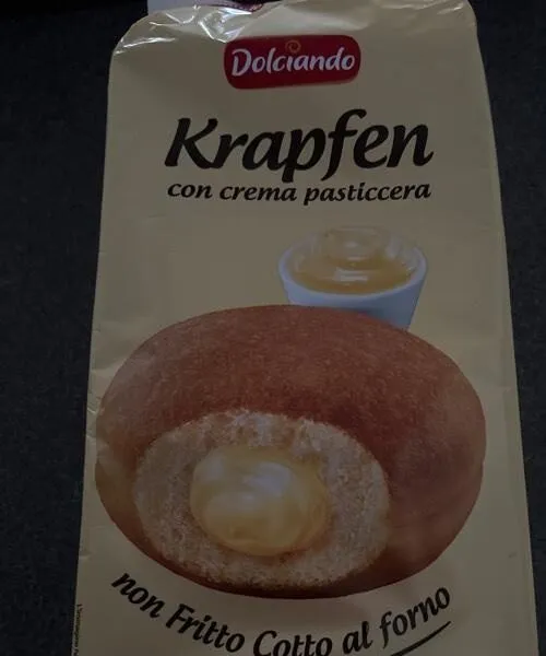 Krafen al forno con crema