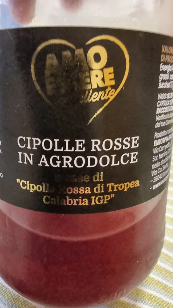 Cipolle rosse in agrodolce
