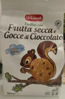 Frollini con Frutta secca e Gocce di Cioccolato