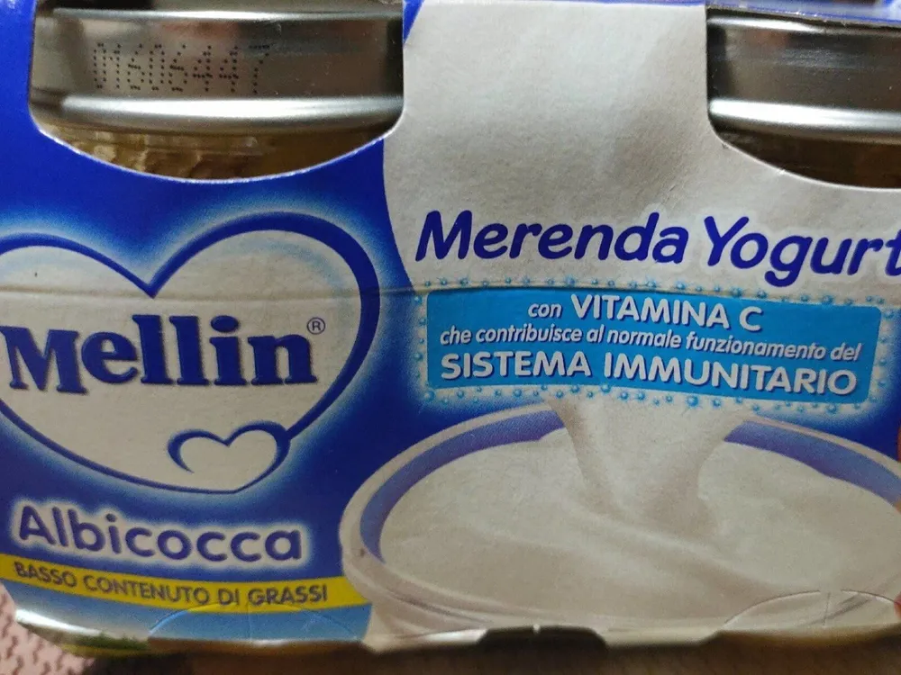 Omegenizzato merenda yogurt albicocca