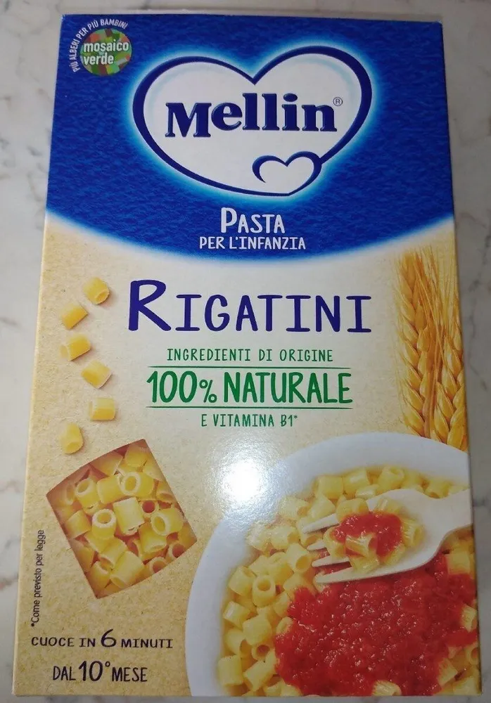 Pasta per l'infanzia (rigatoni)