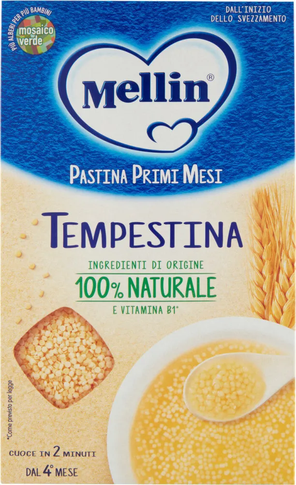 Pastina primi mesi tempestina