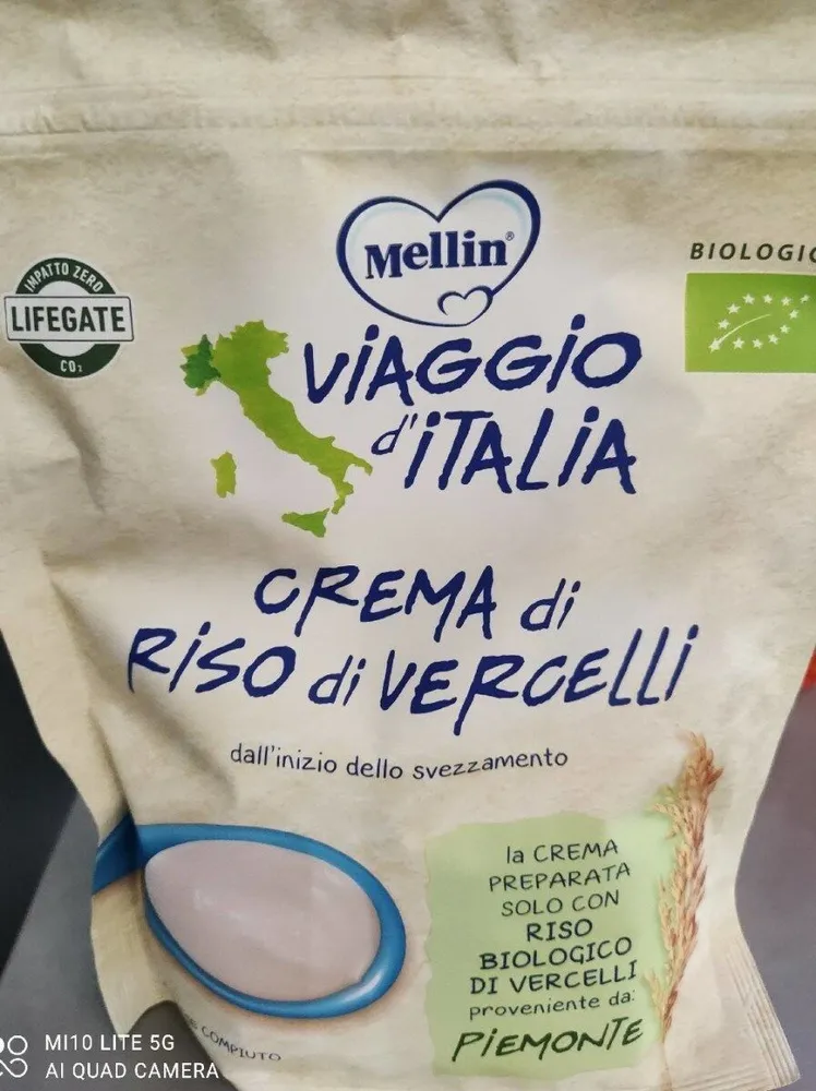 crema di riso di Vercelli
