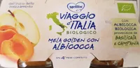 Viaggio d'Italia biologico - mela golden con albicocca