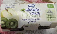 Viaggio d'Italia mela Golden con Kiwi