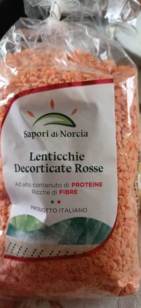 Lenticchie decorticate rosse