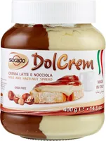 Dolcrem Crema Spalmabile Bicolore GR 400 Vaso