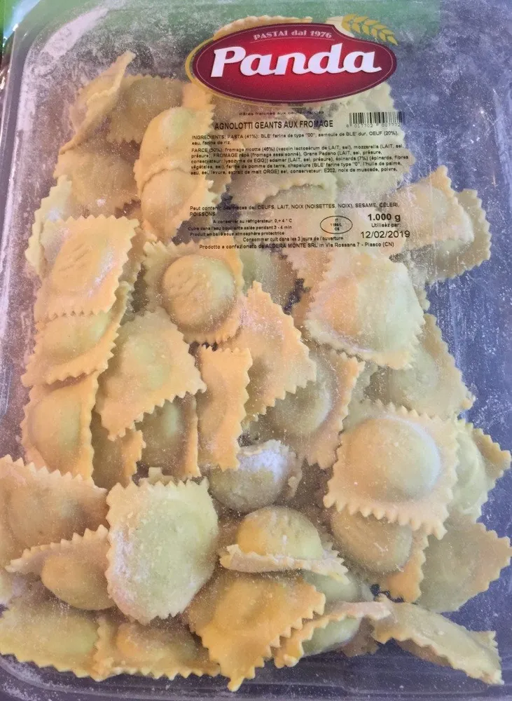 Agnolotti geant au fromage