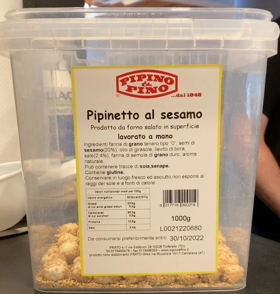 Pipinetto al sesamo