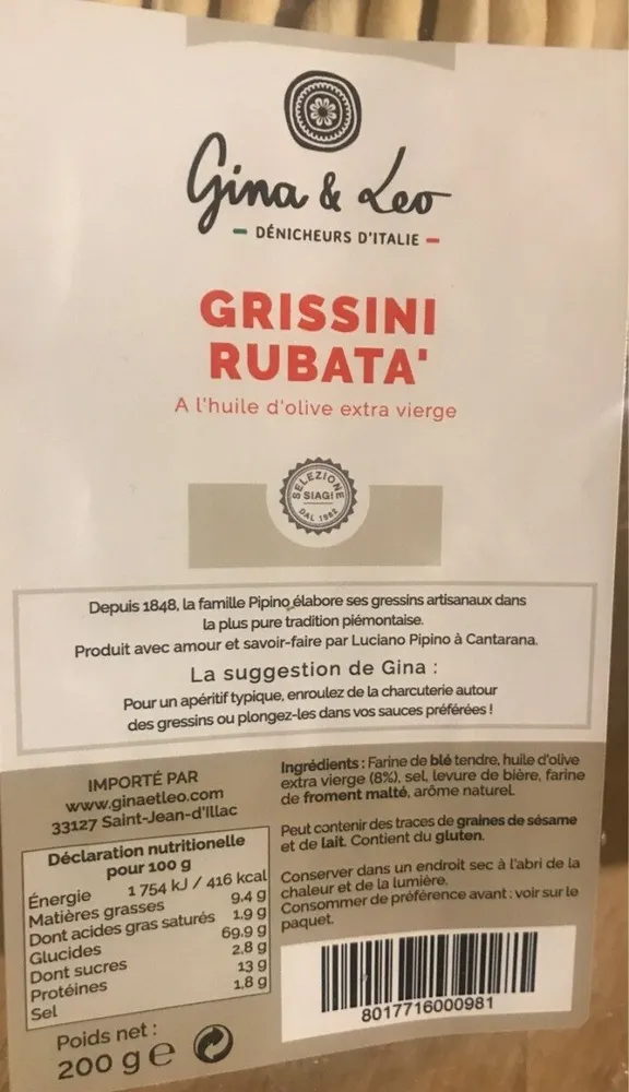 Grisini Rubata