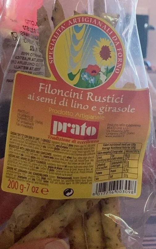 Filoncini rustici semi di lino e girasole