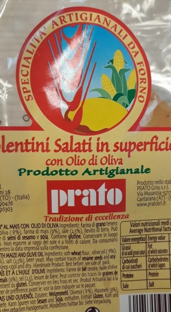 Polentini salati in superficie