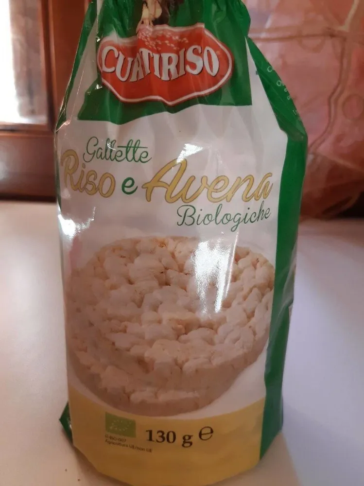 Gallette riso e avena