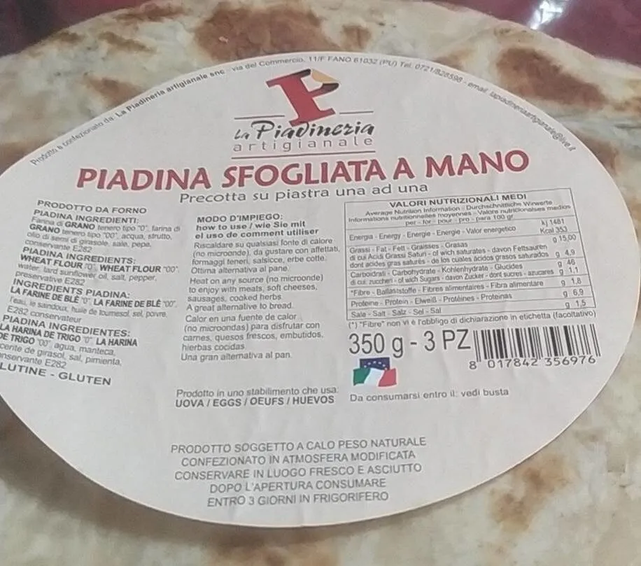 La piadineria artigianale