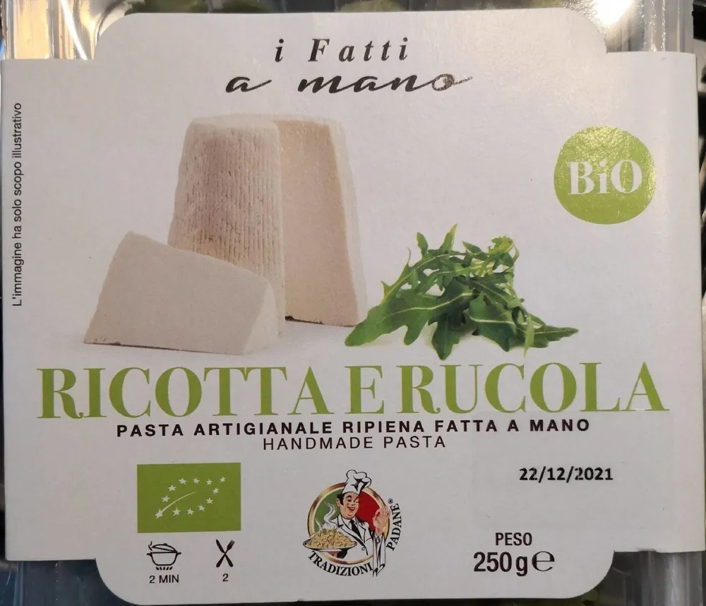 I fatti a mano Ricotta e Rucola