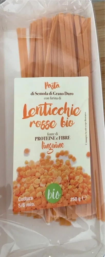 Linguine alle lenticchie bio