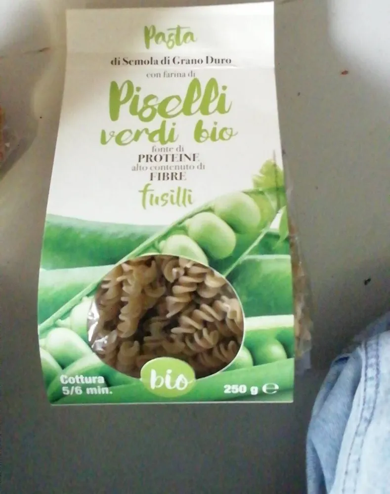 Pasta Di semola Di grano duro piselli verdi