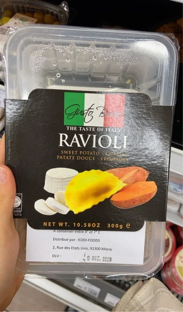 Ravioli patate douce