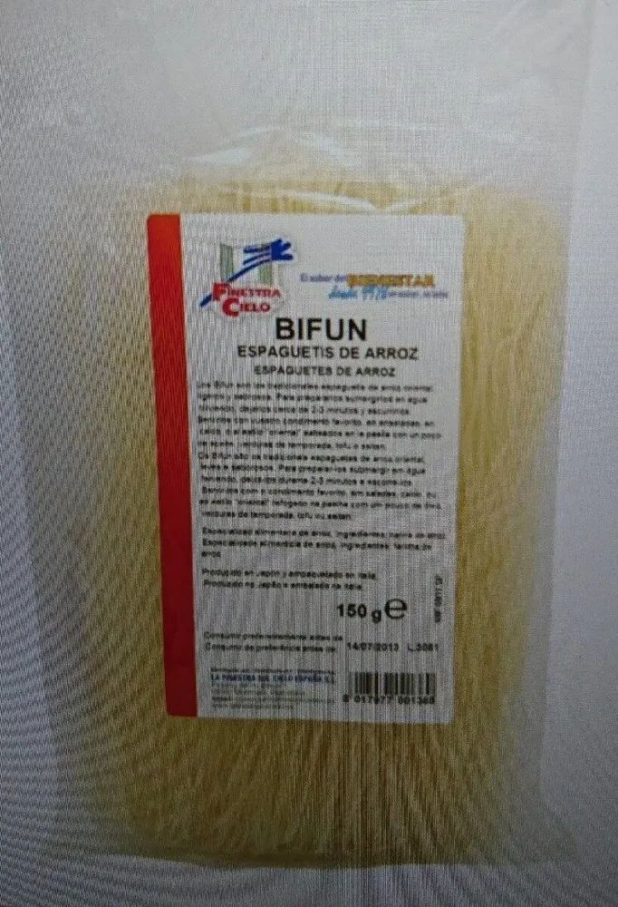 Bifun (Espaguetis de arroz)