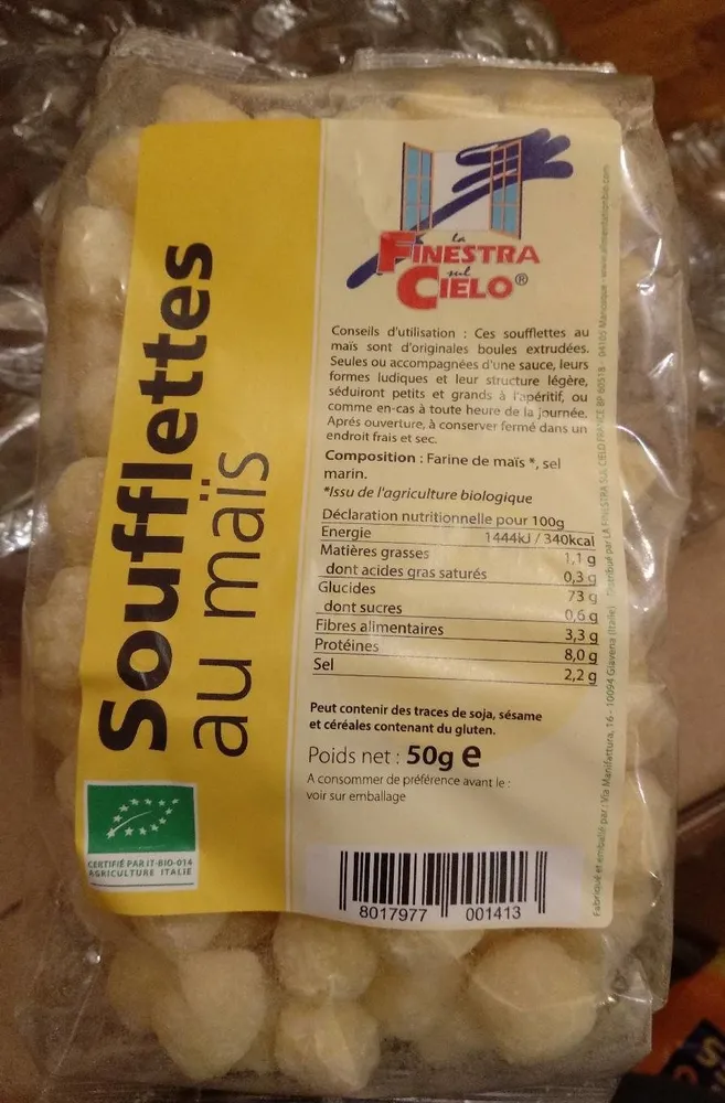 Soufflettes au maïs