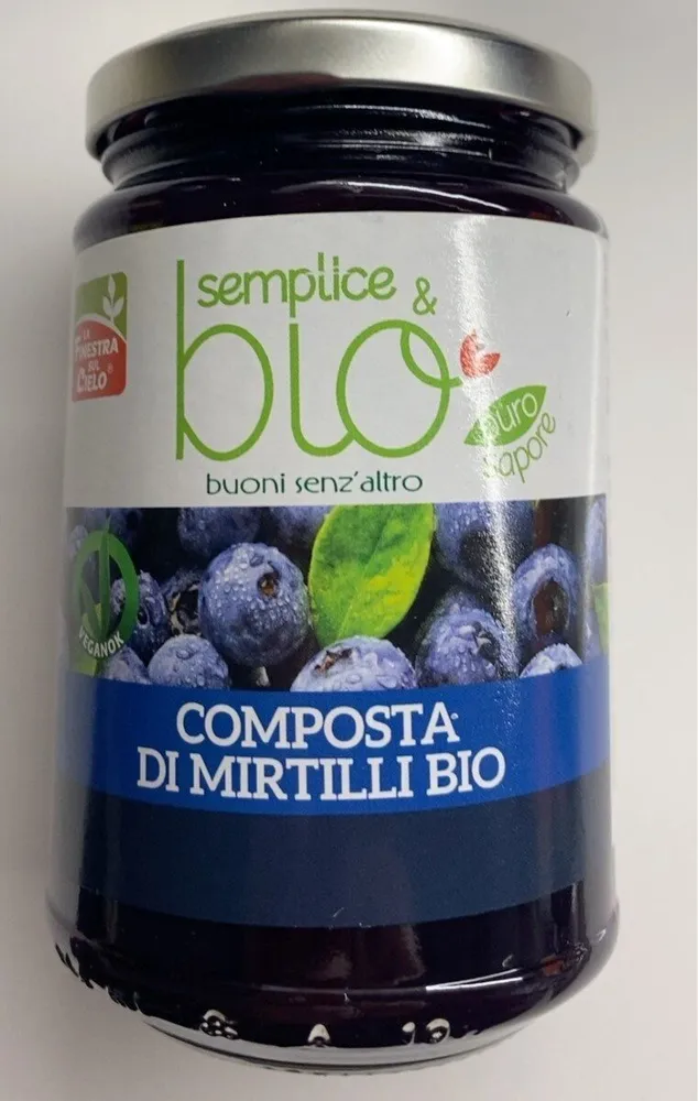 Composta di mirtilli bio