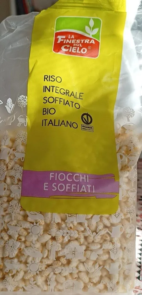 Riso integrale soffiato bio italiano