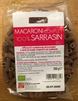 MACARONI 100% SARRASIN COMPLET