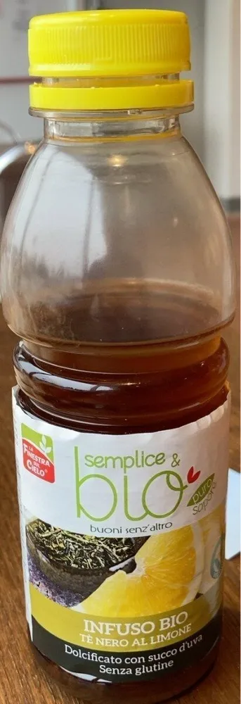 Infuso bio te nero e limone