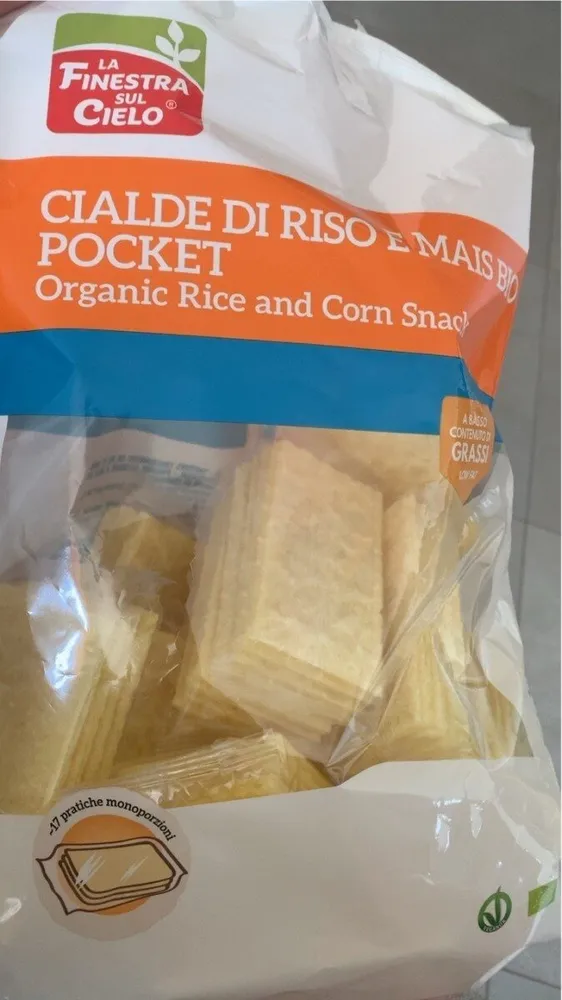 Cialde di riso e mais bio