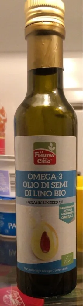 Omega-3 olio di semi di lino bio