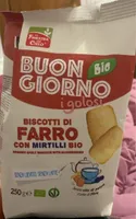 Biscotti di farro com mirtilli bio