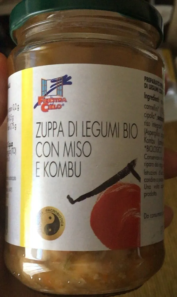 Zuppa di legumi bio con Miso e Kombu