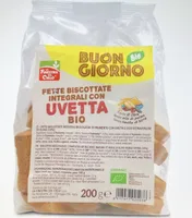 Fette biscottate integrali con uvetta