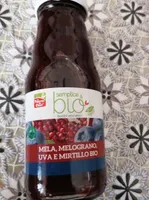 Semplice bio mela mirtillo ecc.
