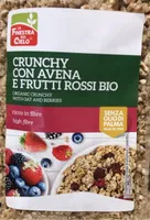 Crunchy con avena e frutti rossi bio