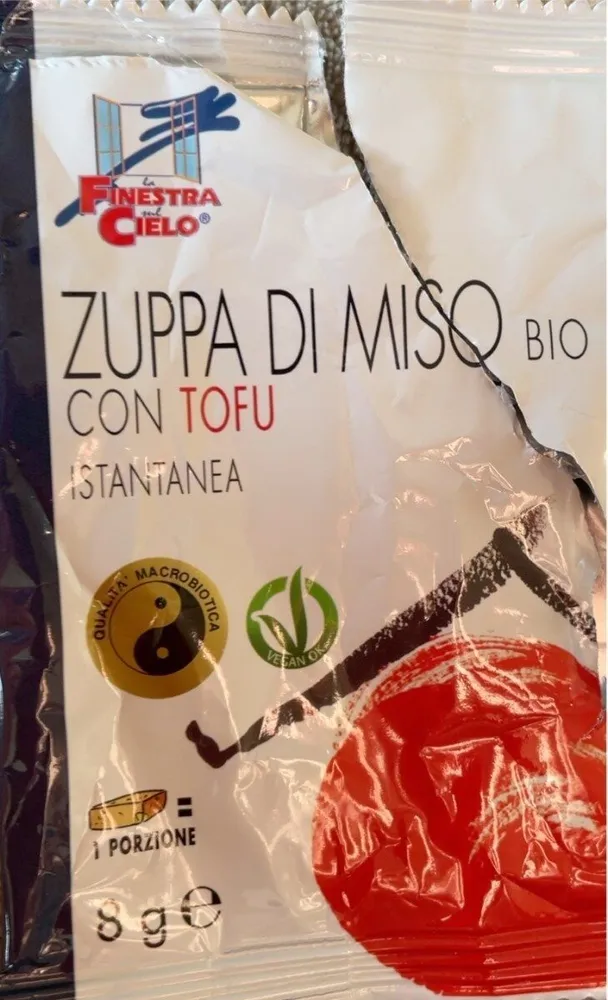 Zuppa di miso con tofu