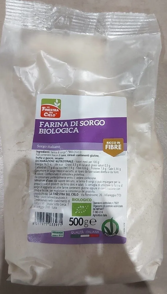Farina di sorgo biologica
