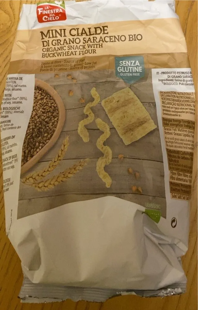 Mini cialde di grano saraceno bio