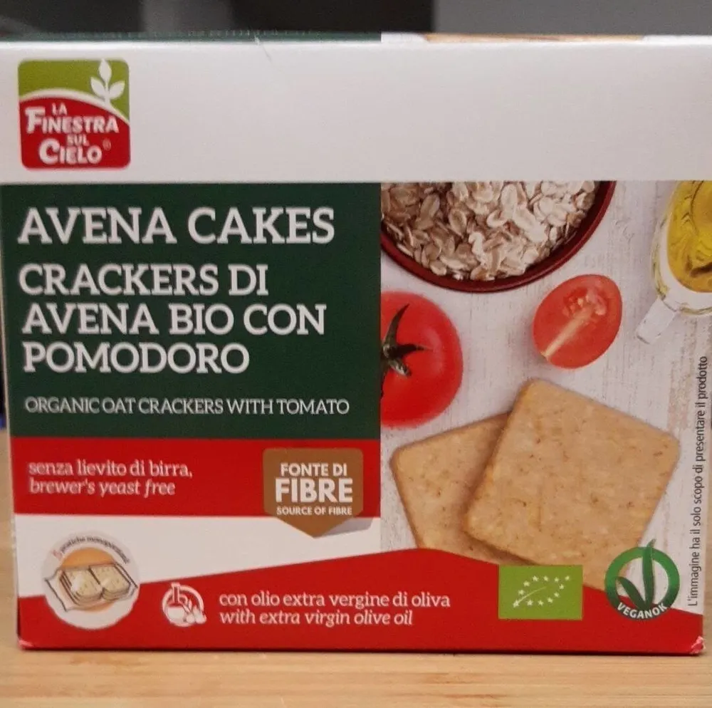 Avena cakes con pomodoro