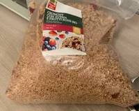 Crunchy con avena e frutti di bosco