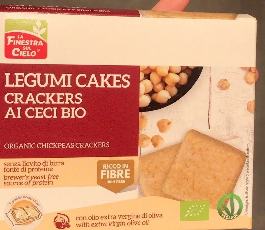 Legumi cakes crakers ai ceci bio