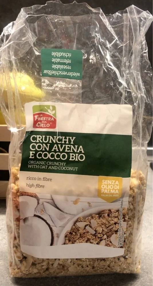 Crunchy con avena e cocco bio