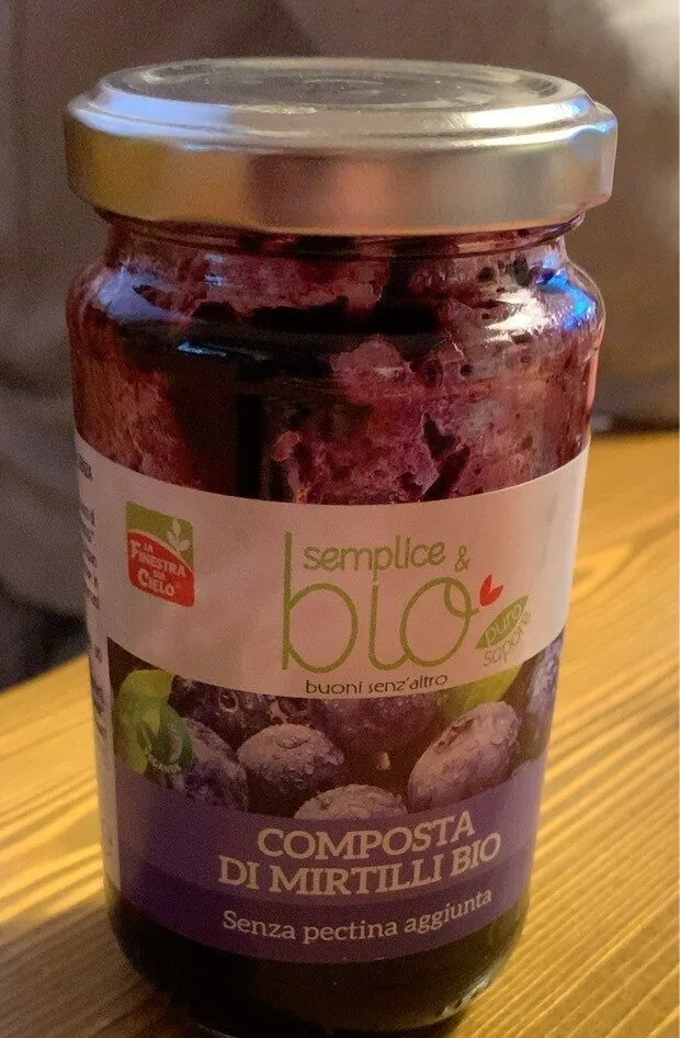 Composta di mirtilli bio